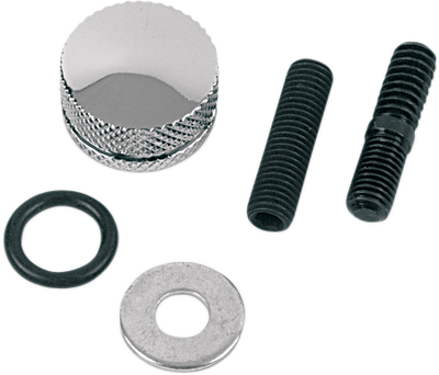 DRAG SPECIALTIES Seat Mounting Knob - Chrome - Knurled 902132 SC-1