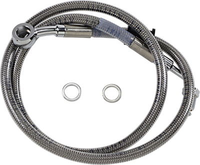 DRAG SPECIALTIES Brake Line - +6" - Stainless Steel - '18-'24 Softail 618620-6