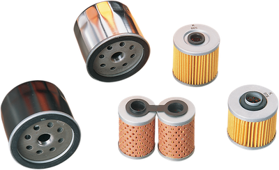 DRAG SPECIALTIES Oil Filter - Chrome - Twin Cam/M8 14-0020C-BX18