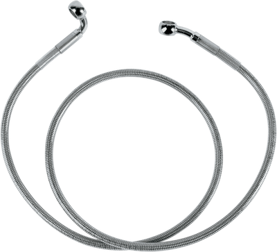 DRAG SPECIALTIES Brake Line - Front (Upper) - Stainless Steel 640213