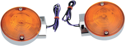 DRAG SPECIALTIES Turn Signal Light Kit - Chrome - Rear FLT L12-6030AR