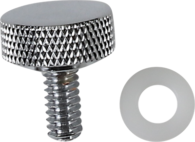 DRAG SPECIALTIES Seat Knob - Smooth - Chrome - 1/4"-20 370282