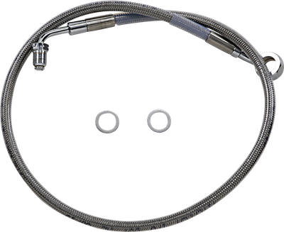 DRAG SPECIALTIES Brake Line - +6" - Stainless Steel - '18-'24 Softail 618631-6