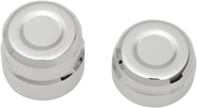 DRAG SPECIALTIES Axle Caps - Rear - Chrome - Pair 0214-0832