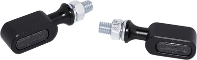 DRAG SPECIALTIES Marker Light - Smoke/Amber - Matte Black L22-6042MBME