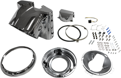 DRAG SPECIALTIES 7" Nacelle Headlight Kit - Chrome L20-0629C