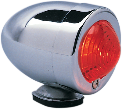 DRAG SPECIALTIES Bullet Light - Bottom-Mount - Red Lens - Chrome 162051-BC207