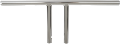 DRAG SPECIALTIES 1" T-Bar - Dimpled - Straight - 8" - Chrome 0601-4218