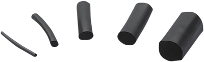 DRAG SPECIALTIES Shrink Tube .375" to .188" 5' - Black DRSTT262-5