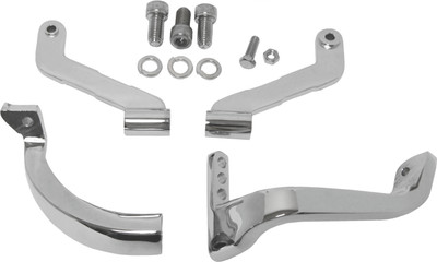 Floorboard Mounts Chrome Frt Flh/Flt 93 09 Tour Cvo 06 14