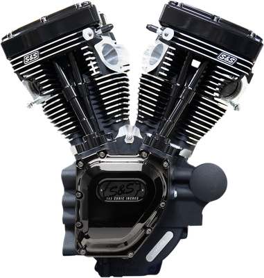 S&S CYCLE T143 Long Block Engine - Black Edition - Touring 310-0837A
