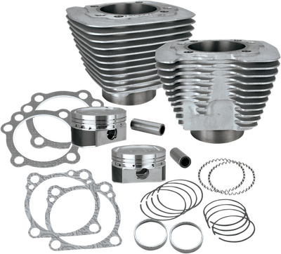 S&S CYCLE 1200cc Conversion Kit - XL883 - Silver 910-0688