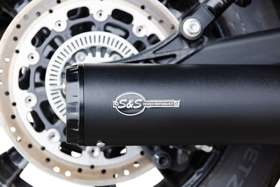S&S CYCLE 2-into-1 Grand National Exhaust System - Black - 50-State 4111-266