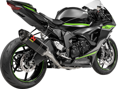 AKRAPOVIC Racing Line Exhaust System - Carbon - Kawasaki ZX-6R S-K6R11-RC/1