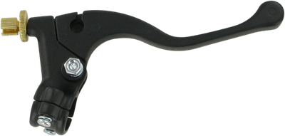 PARTS UNLIMITED Shorty Style Power Lever Assembly - Left Hand - Honda - Black 43-1104L