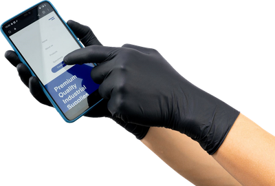 PARTS UNLIMITED Nitrile Gloves - 6.5 MIL - XL - 100-Pack PU-GLV65BXL