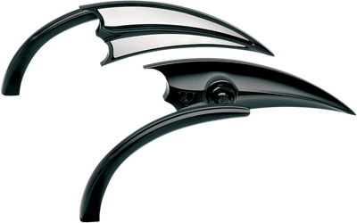 ARLEN NESS Mirror - Micro - Scoop - Side View - Triangle - Black - Left 13-028