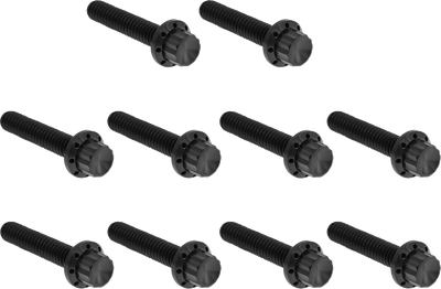 ARLEN NESS Bolt Kit - Cam Cover/Point Cover - Titanium - 12-Point - Black 300-987