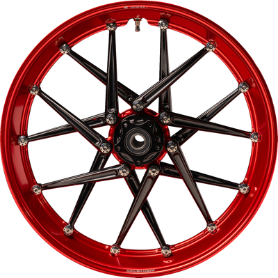 ARLEN NESS Spoken Rim - Red Rim/Black Spokes - 21x3.5 333-020