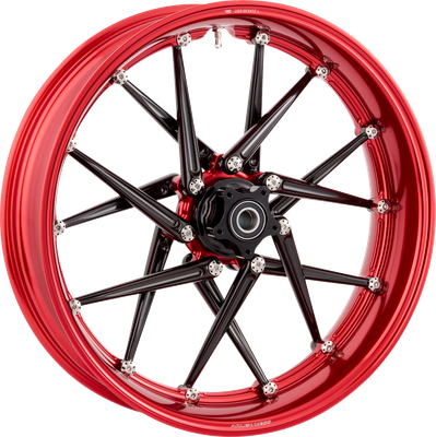 ARLEN NESS Spoken Rim - Red Rim/Black Spokes - 21x5.5 333-028