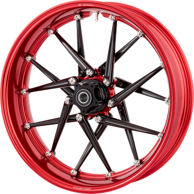 ARLEN NESS Spoken Rim - Red Rim/Black Spokes - 21x5.5 333-028