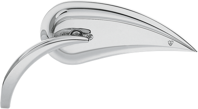 ARLEN NESS Mirror - Rad III - Side View - Teardrop - Chrome - Left 13-090