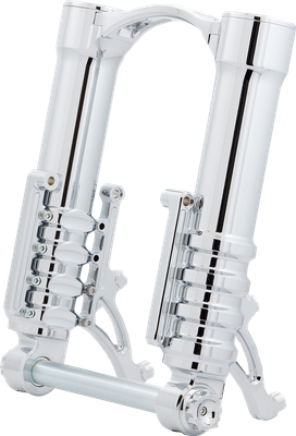 ARLEN NESS Fork Legs - 49 mm - Chrome - For Custom Radial Mount Brake Caliper 120-012