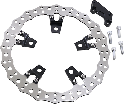 ARLEN NESS Jagged Left Brake Rotor - Touring - 14" 02-950