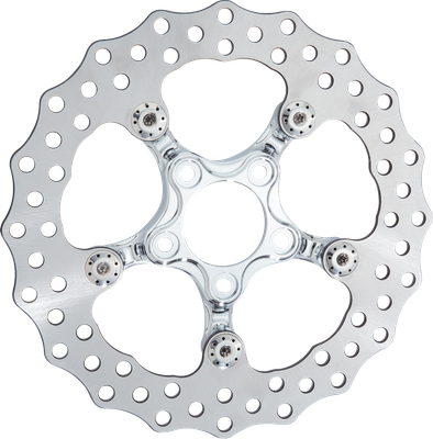 ARLEN NESS Spider Rotor - 11-1/2" - Chrome 300-073