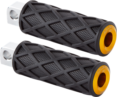 ARLEN NESS Diamond Foot Pegs - Male Mount - Gold 400-055