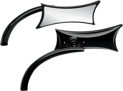 ARLEN NESS Mirror - Micro - Four-Point - Side View - Rectangle - Black - Right 13-419