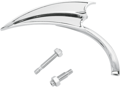 ARLEN NESS Mirror - Micro - Scoop - Side View - Triangle - Chrome - Right 13-061