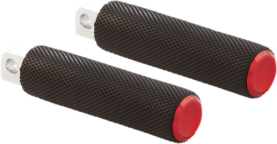 ARLEN NESS Foot Pegs - Knurled - Red 07-938