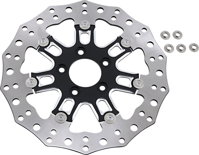 ARLEN NESS Front Rotor - 7 Valve - 11.8" - Black 33-10301-202