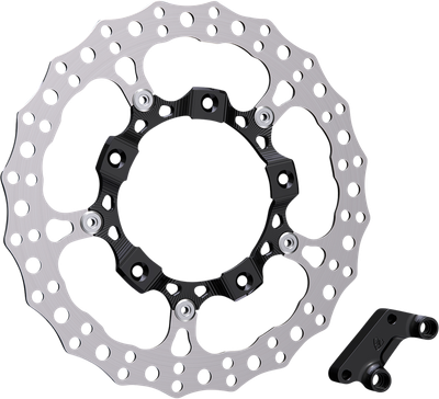 ARLEN NESS Rotor 14" - Front Right - Black 300-004