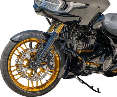ARLEN NESS Carbon Fiber Front Fender - Wrapper - 19" - HD Touring '99-'13 210-027