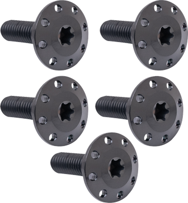 ARLEN NESS Bolt Kit - Holeshot/Front/Floating/Brake Rotor - Spoke Mount - Black - 5 Pack 300-907