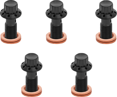 ARLEN NESS Banjo Bolt 5-Pack - M10x1.25 - Black 300-861