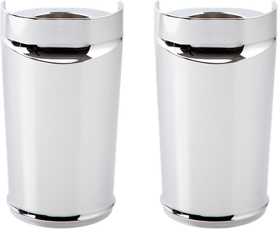 ARLEN NESS Fork Boot Cover - Chrome - Smooth 20-036