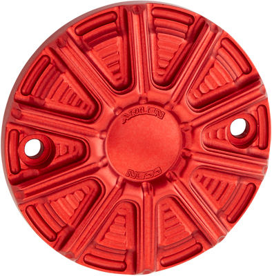 ARLEN NESS Points Cover - 10 Gauge - 2 Hole - Red Anodized - '17-'25 M8 700-014