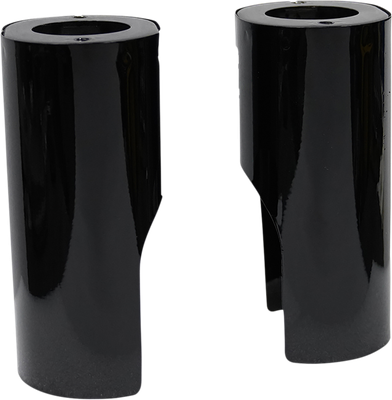 ARLEN NESS Fork Boot Cover - Gloss Black Powdercoat - Smooth 125-000