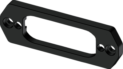KFI PRODUCTS Fairlead Adapter - Centered - 1/2" - Polaris Ranger 102160