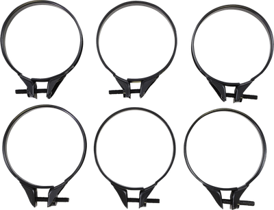 MOOSE OFFROAD Carburetor Clamps - 55-58 mm - 6-Pack 110-1058