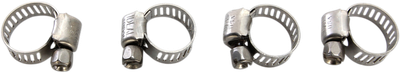 MOOSE OFFROAD Clamp Hose - Stainless Steel - 8-22 mm - 4-Pack 114-6406