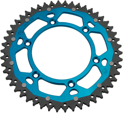 MOOSE OFFROAD Dual Sprocket - 48 Tooth - Blue - Yamaha 1210-251-48-12X