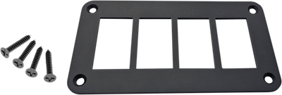 MOOSE OFFROAD Universal Dash Plate - 4 Switches 4PP-ADA