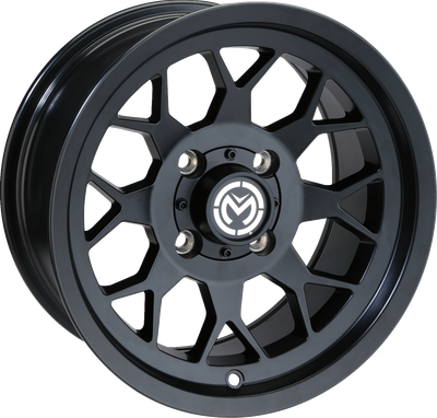 MOOSE OFFROAD Wheel - 27X - Front/Rear - Black - 12x7 - 4/136 - 4+3 27MO127136MB4
