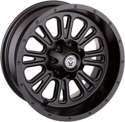 MOOSE OFFROAD Wheel - 399X - Front - Black - 12x7 - 4/156 - 4+3 399MO127156MB4