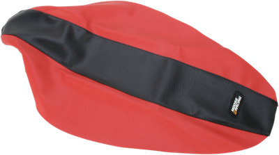 MOOSE OFFROAD Seat Cover - Red/Black - Honda CR12500-13