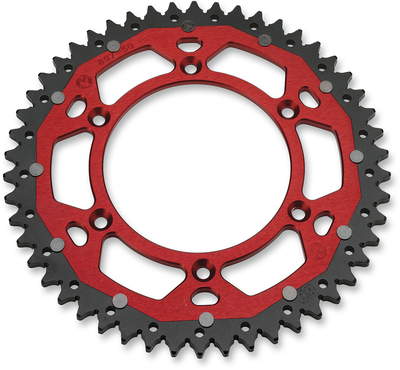 MOOSE OFFROAD Dual Sprocket - 48 Tooth - Red - Honda 1210-210-48-13X